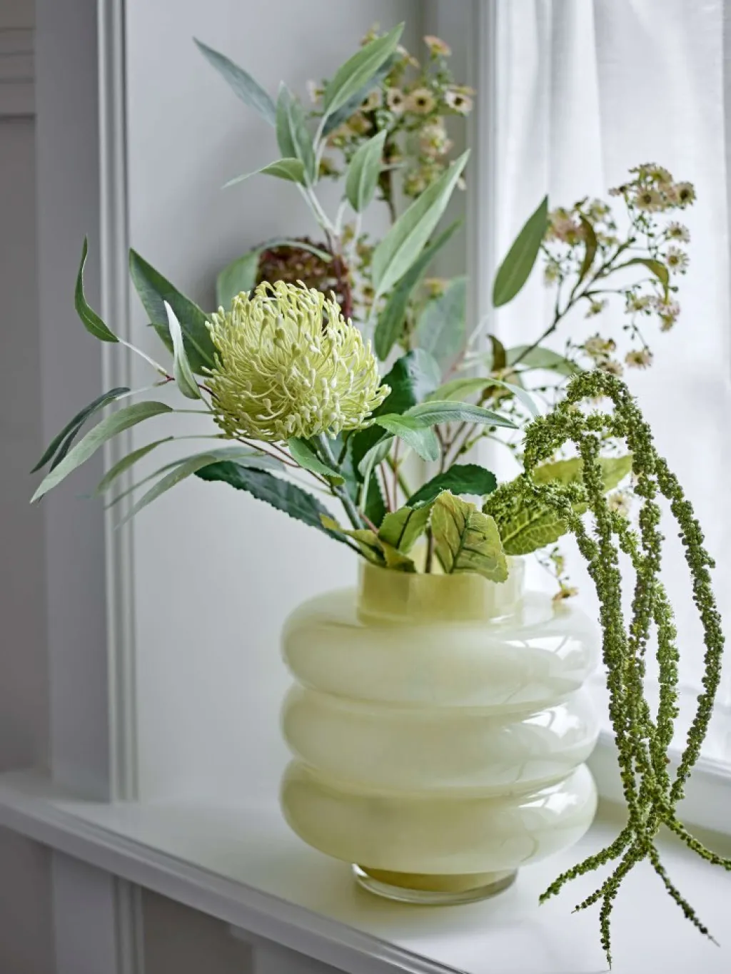 Outlet Needle Flower Kunstig Stilk 61 cm, Gul Stue