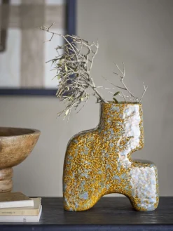 New Bloomingville Ollia Vase H20 cm, Brun