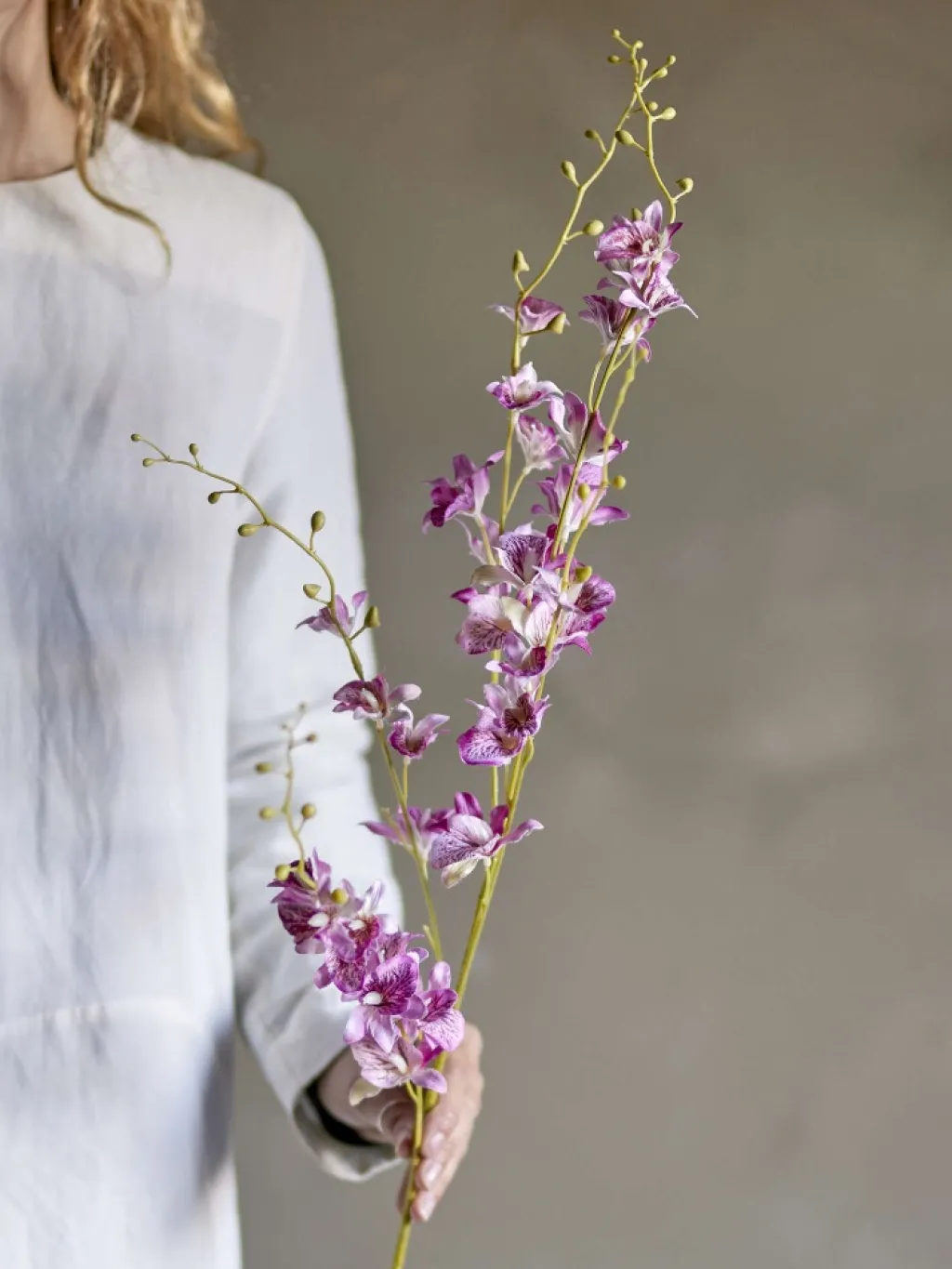 Clearance Orchid Kunstig Stilk 109 cm, Rosa Stue