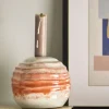 Paula Lysestage H10 cm, Orange Lysestager