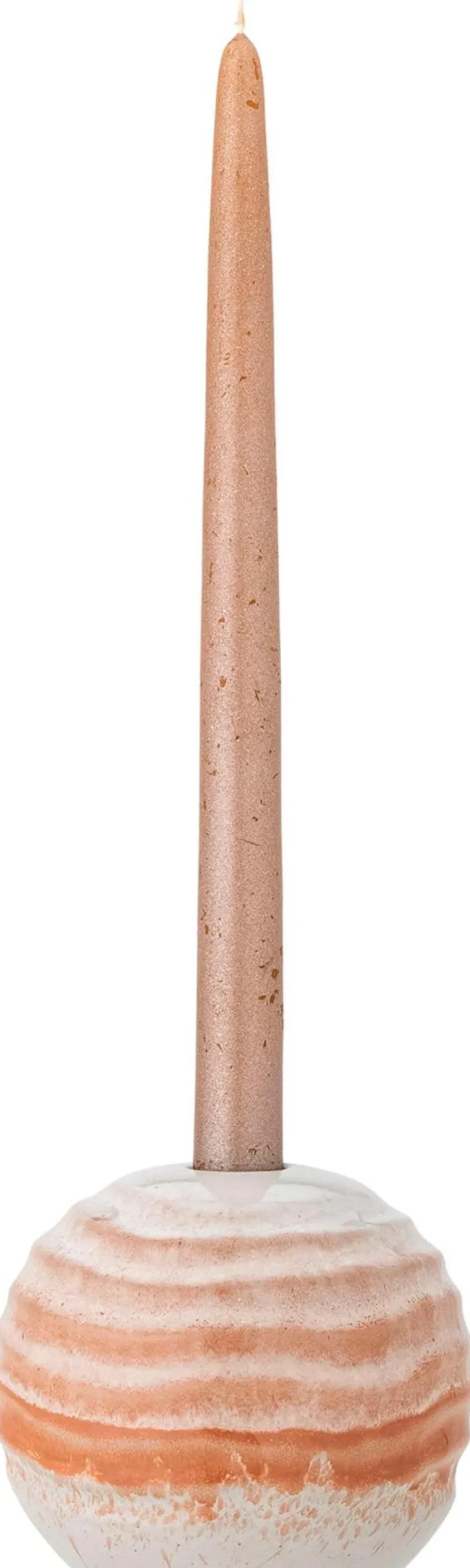 Paula Lysestage H10 cm, Orange Lysestager