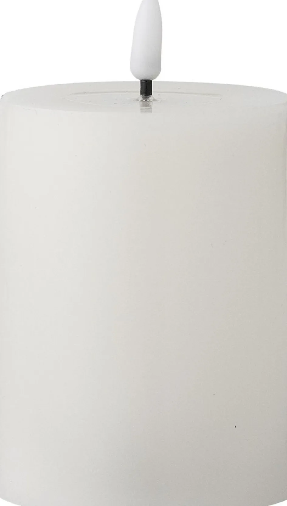 Clearance Bloomingville Ponza Bloklys LED ?7,5/H10 cm, Hvid