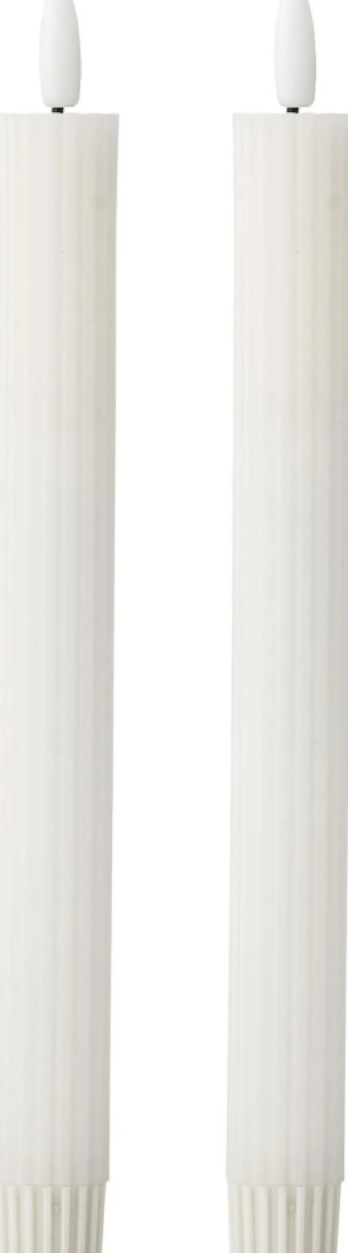Hot Bloomingville Ponza Kronelys LED 2 stk. ?2,2/24,5, Hvid