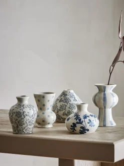New Quinto Vase 5 stk, Blå Vaser