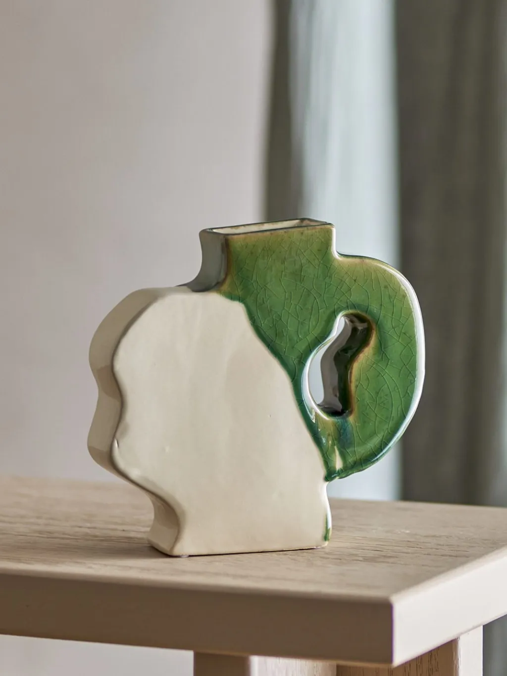 River Vase H20 cm, Grøn Vaser