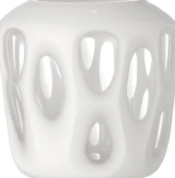 Outlet Rohan Fyrfadsstage H9 cm, Hvid Fyrfadsstager