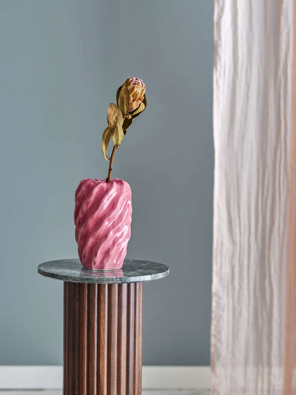 Online Rowena Vase H19 cm, Rosa Stue|Vaser