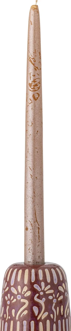Best Bloomingville Samsin Lysestage H7,5 cm, Lilla