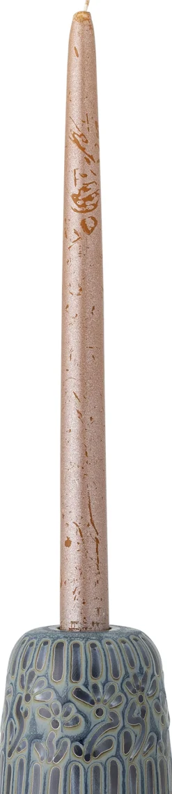 Sale Bloomingville Samsin Lysestage H7,5 cm, Blå