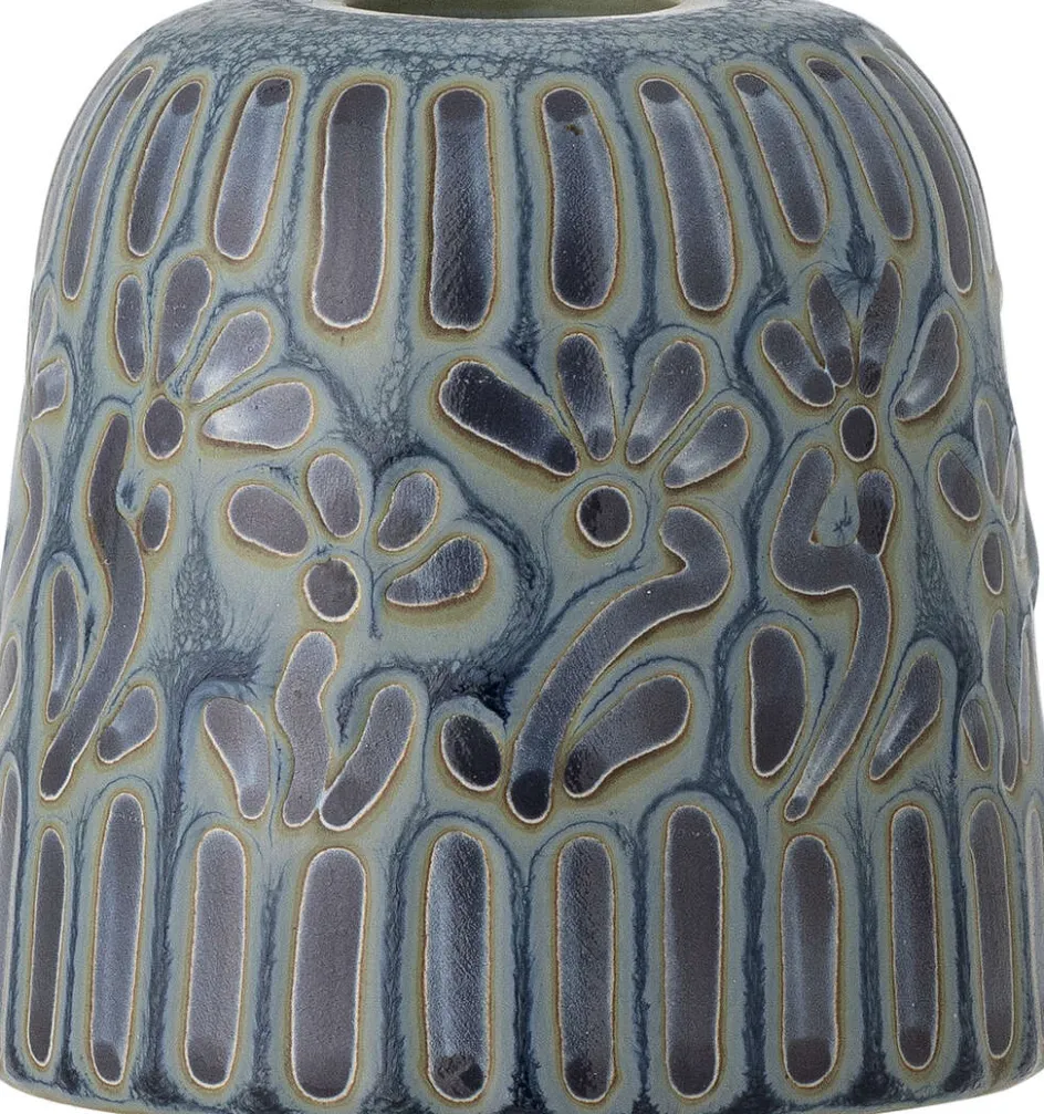 Sale Bloomingville Samsin Lysestage H7,5 cm, Blå