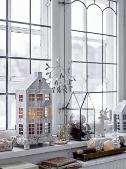Clearance Bloomingville Saynab Lysestage H13 cm, Klar