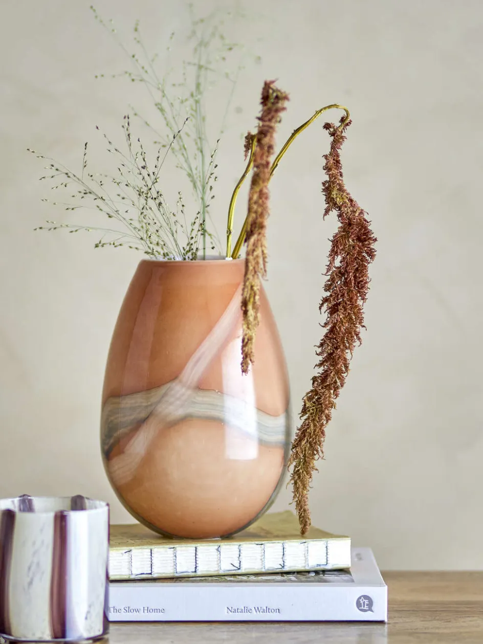 Bloomingville Shawl Vase H23 cm, Orange
