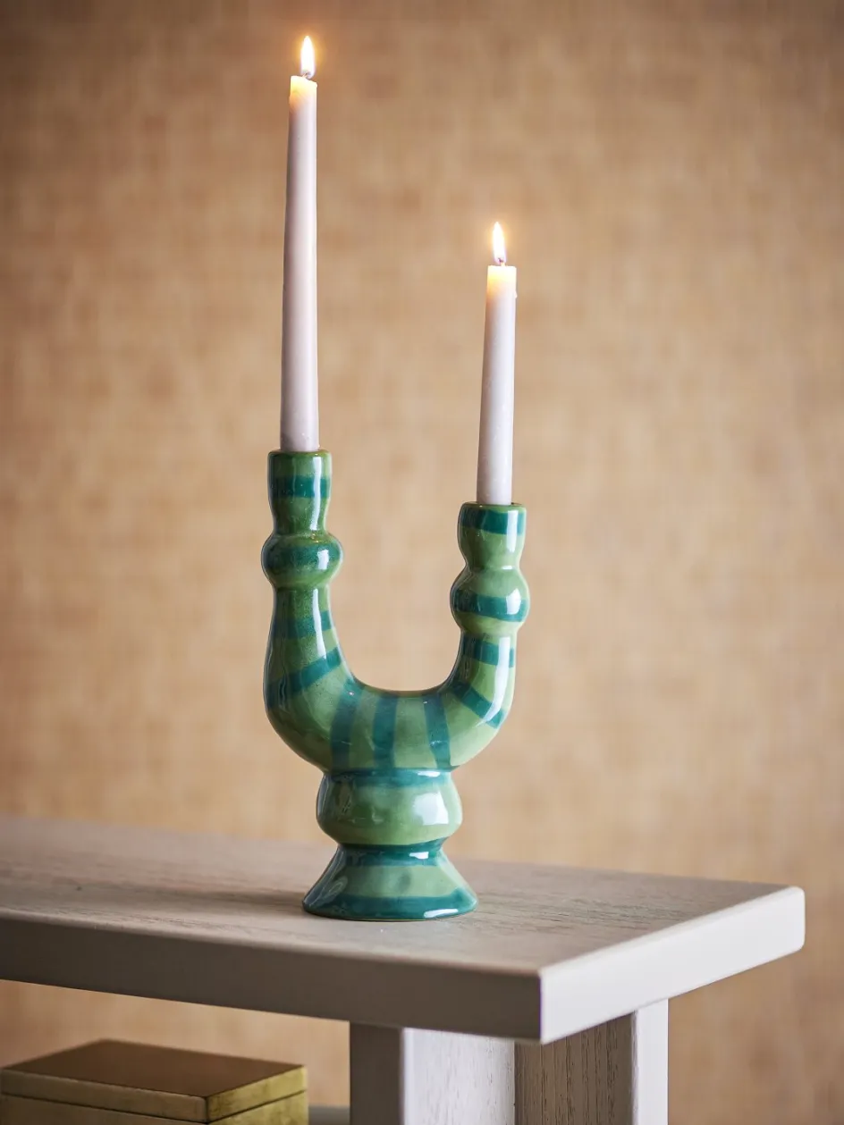 Clearance Bloomingville Tanu Vase H12 cm, Grøn