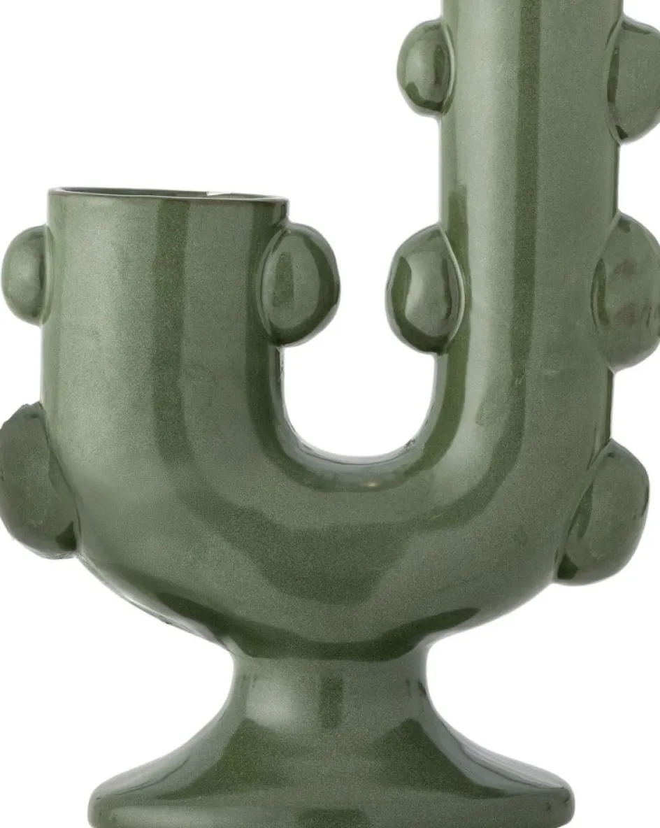 Clearance Bloomingville Tanu Vase H12 cm, Grøn