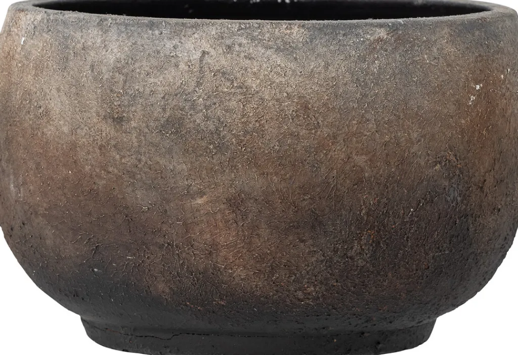 Best Thira Deko Urtepotte H15,5 cm, Brun Stue|Urtepotter Og Krukker