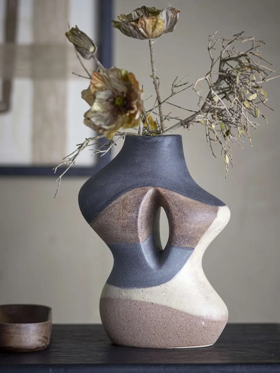 Discount Bloomingville Vica Vase H27 cm, Brun