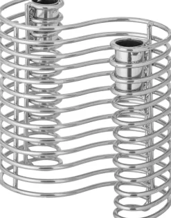 Clearance Bloomingville Wavela Lysestage H14,5 cm, Sølv