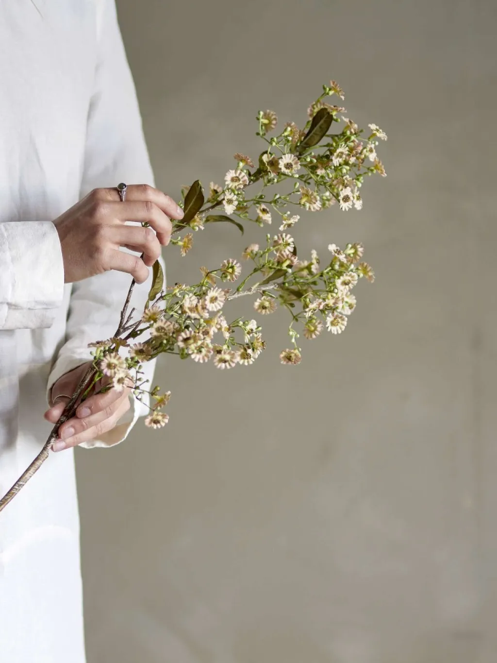 Bloomingville Stue > Waxflower Kunstig Stilk 91 cm, Hvid