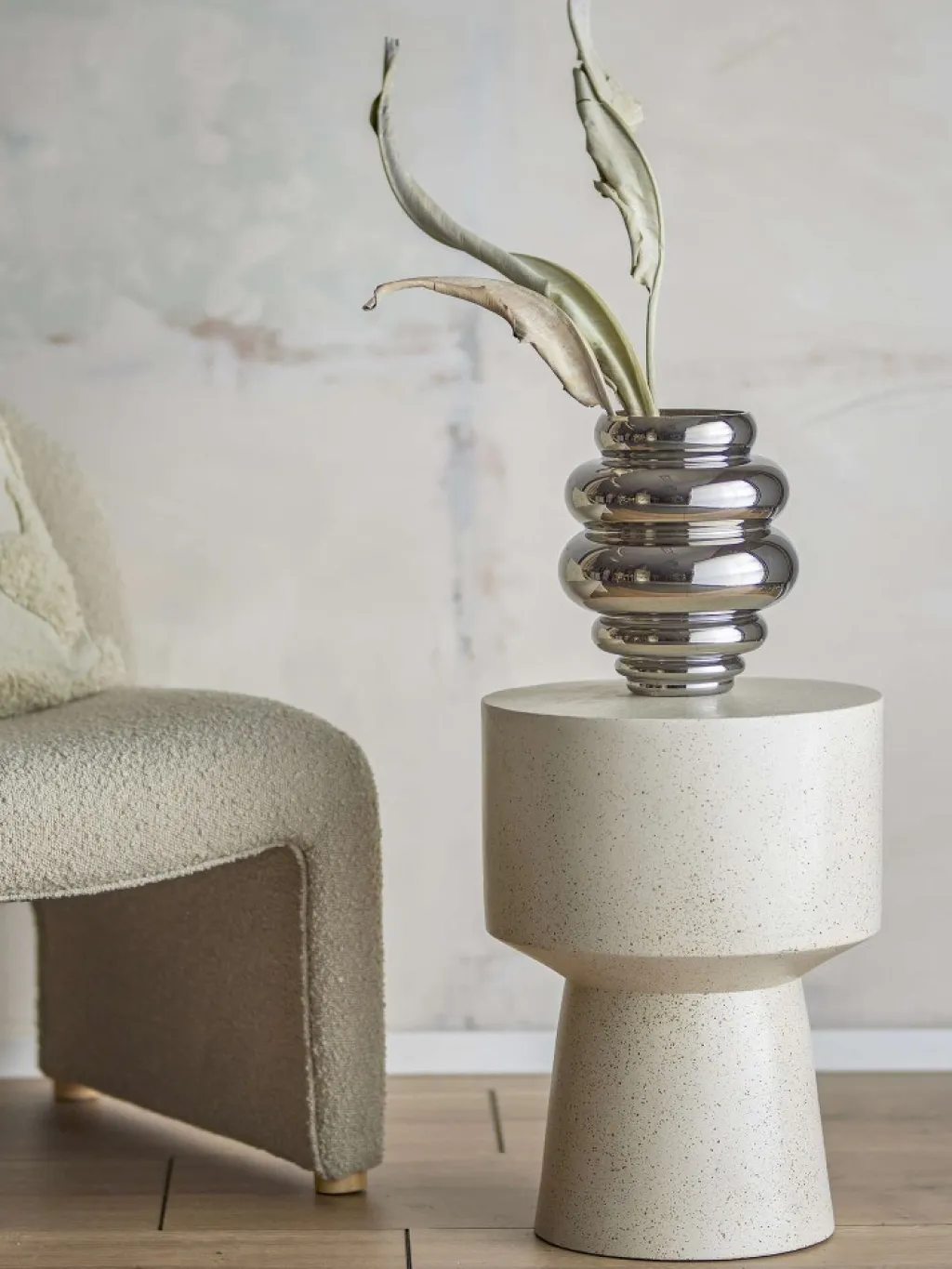 Zorya Vase H24 cm, Krom Stue|Vaser