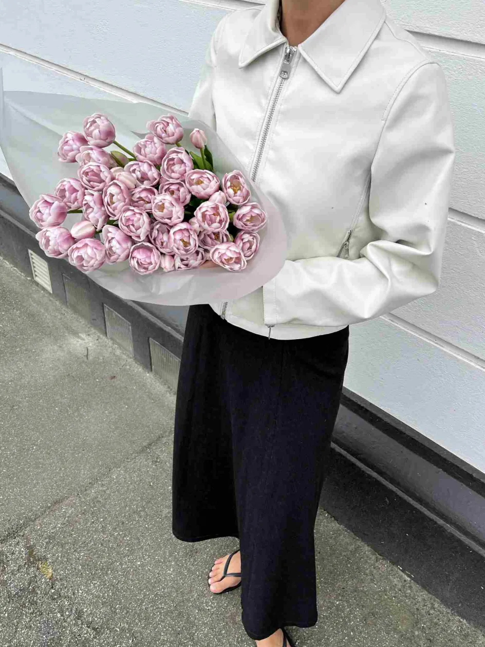 Online BLOOM OBJECTS Kunstige Fyldte Tulipaner Buket 40 cm, Lilla