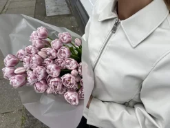 Online BLOOM OBJECTS Kunstige Fyldte Tulipaner Buket 40 cm, Lilla