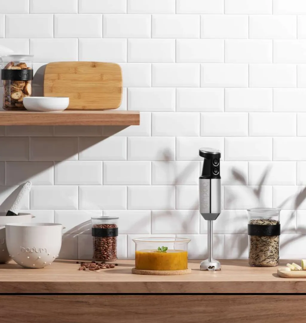 Discount BISTRO Stavblender m. Tilbehør, Forkromet Blendere Og Mixere