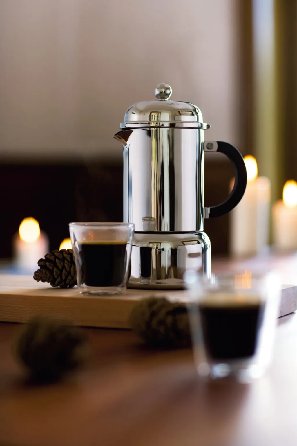 Bodum Stempelkander > CHAMBORD Espressokande , Krom