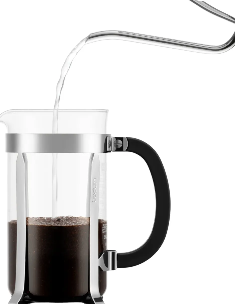 New Bodum CHAMBORD Stempelkande 8 Kopper 1 L, Forkromet