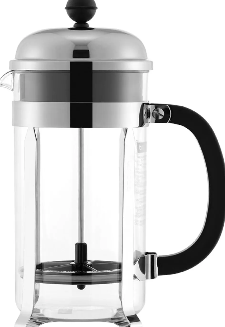 New Bodum CHAMBORD Stempelkande 8 Kopper 1 L, Forkromet
