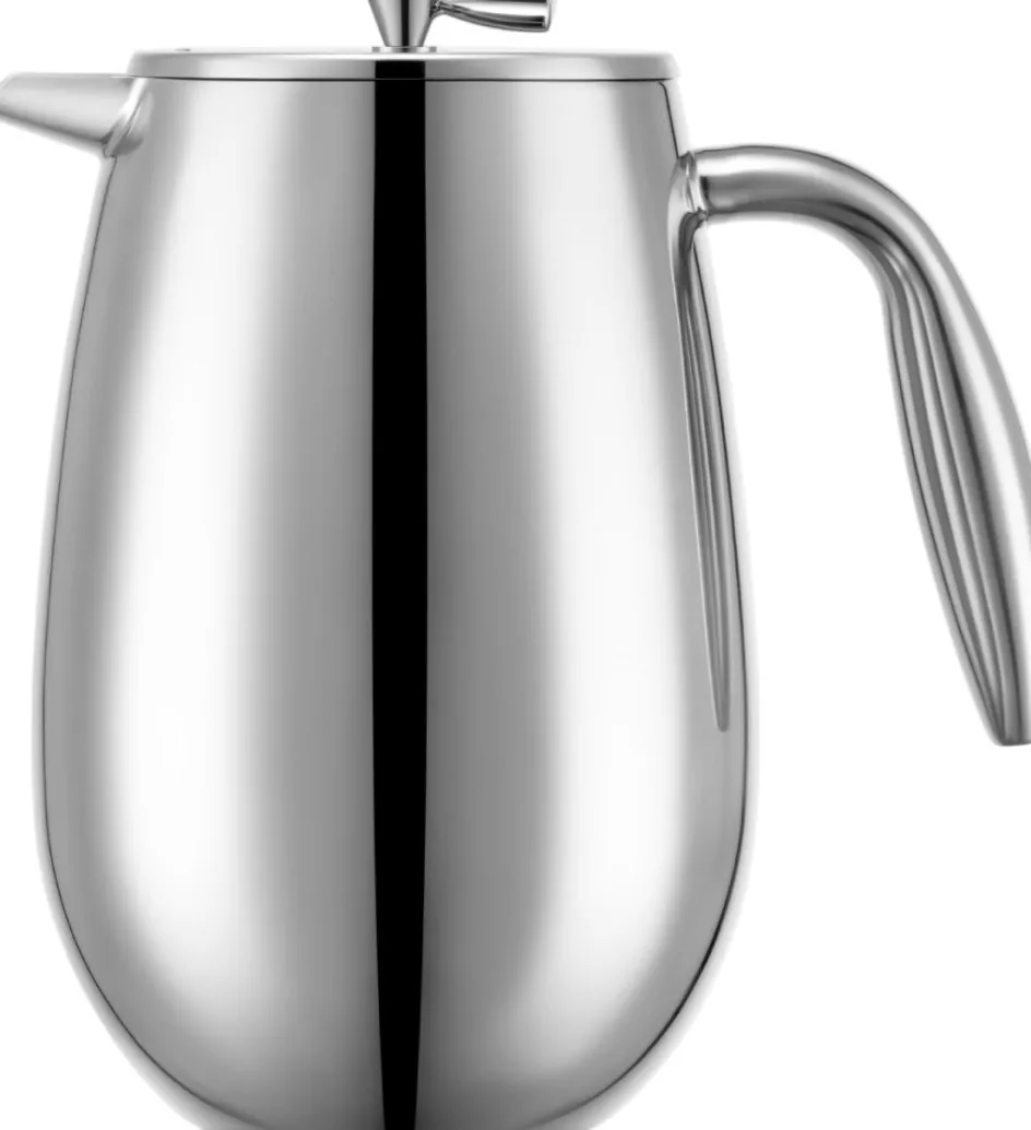 New Bodum COLUMBIA Dobbeltvægget Stempelkande 8 Kopper 1 L, Forkromet