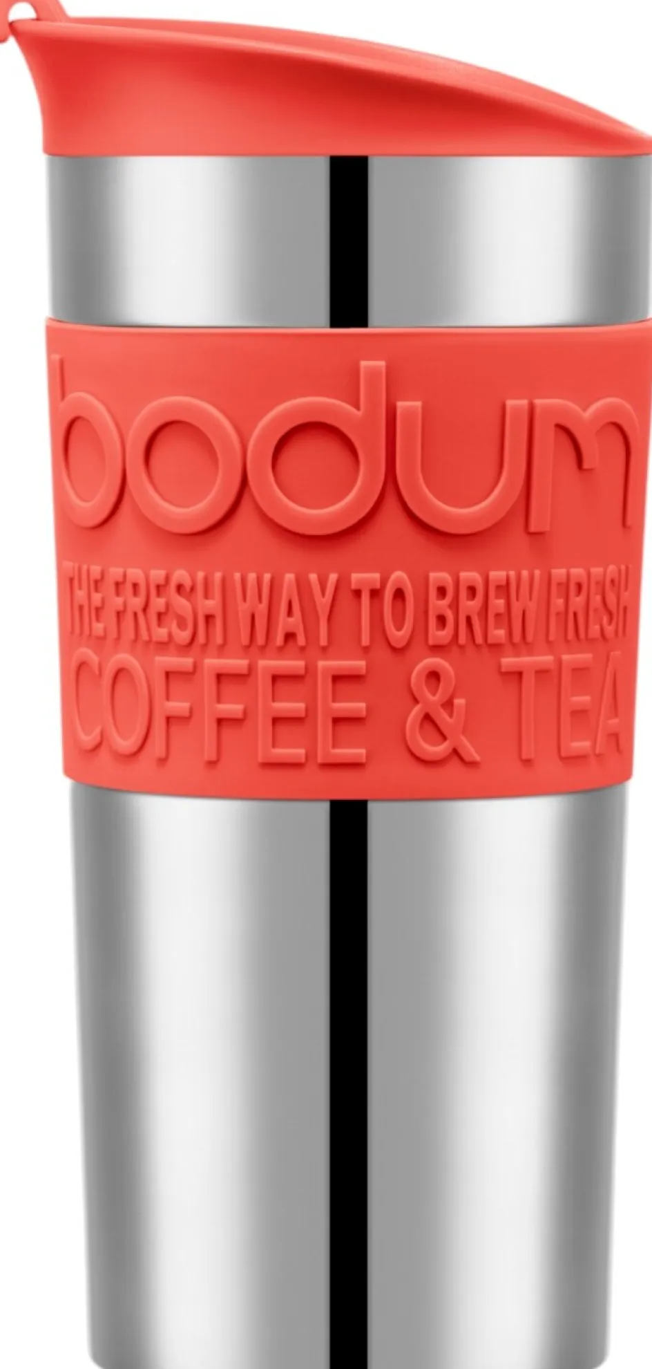 Discount Bodum TRAVEL MUG Rejsekrus m. Låg 35 cl, Rød/Krom