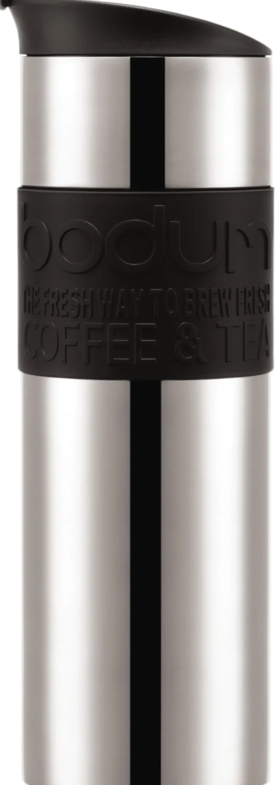 Bodum Termokrus Og -Kopper|Termoflasker Og Drikkedunke > TRAVEL MUG Rejsekrus m. Kliklåg , Sort/Stål