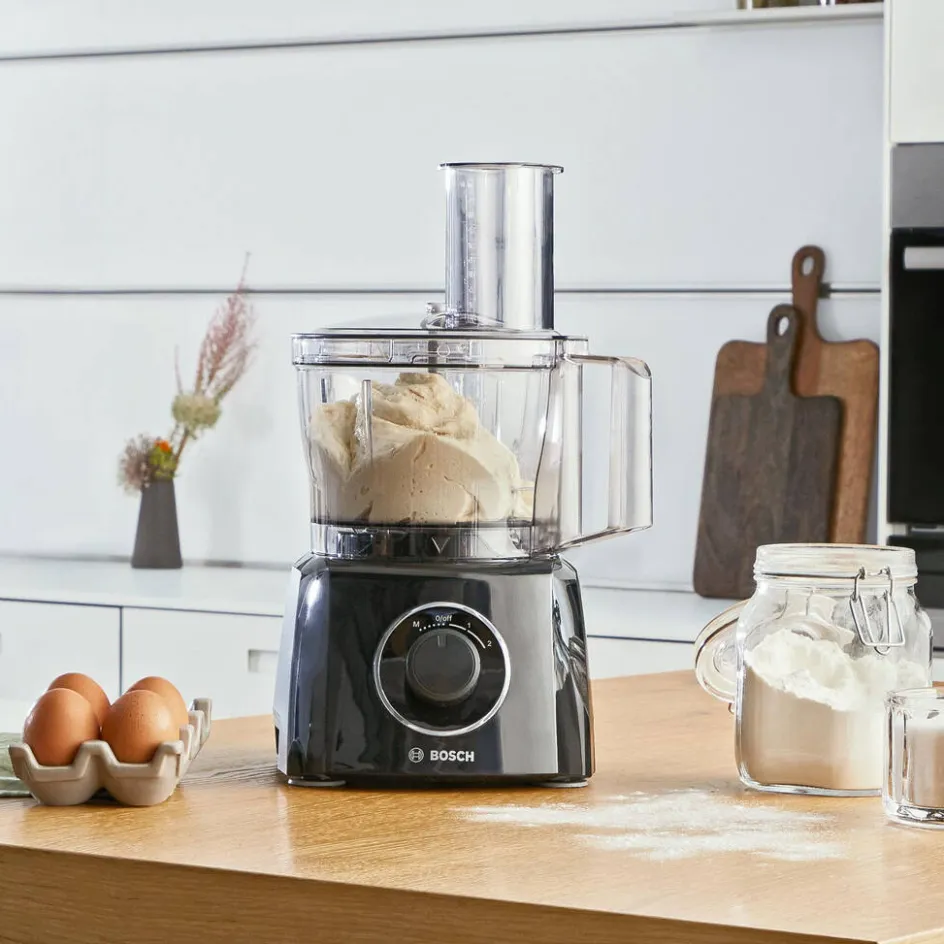 New Bosch MultiTalent 3 Foodprocessor 800W inkl. 8 stk. Tilbehør, Sort