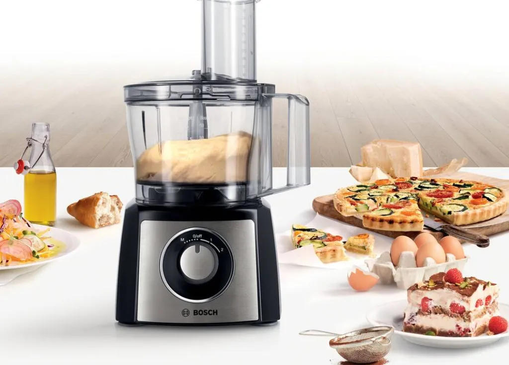 Online MultiTalent 3 Foodprocessor 800W inkl. 10 stk. Tilbehør, Sort/Rustfrit Stål Foodprocessorer Og Minihakkere