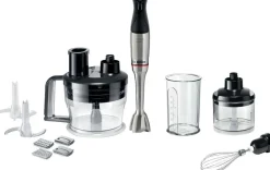 Sale Serie 6 ErgoMaster Stavblender 1200W inkl. 9 stk. Tilbehør., Rustfrit Stål Blendere Og Mixere