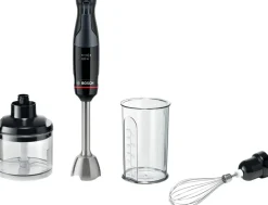 New Bosch Serie 4 ErgoMaster Stavblender 1000W inkl. 4 stk Tilbehør, Sort