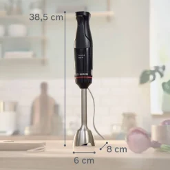 New Bosch Serie 4 ErgoMaster Stavblender 1000W inkl. 4 stk Tilbehør, Sort