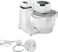 Online Bosch Serie 2 Køkkenmaskine 700W inkl. 3 stk Tilbehør, Hvid