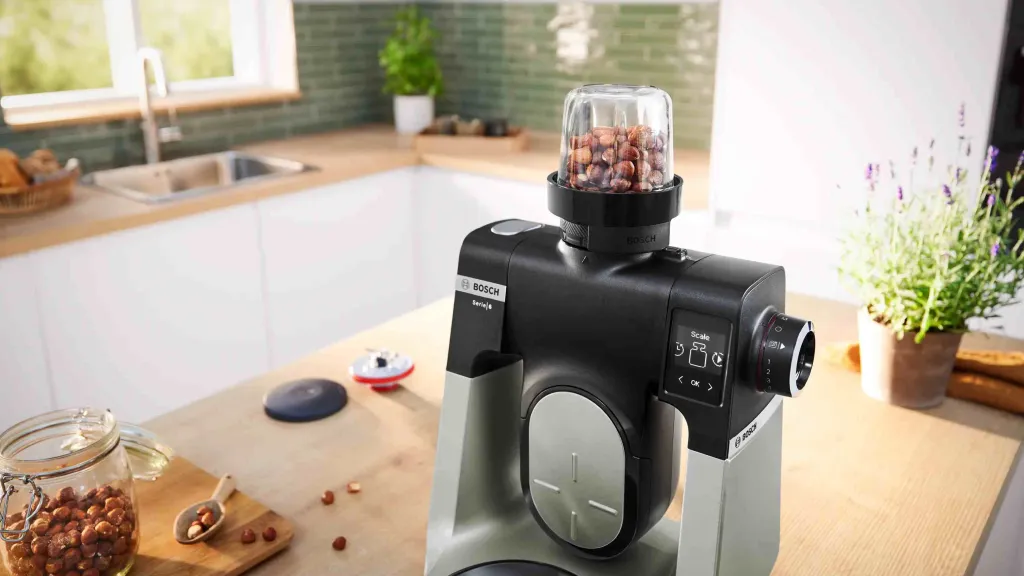 Bosch Røremaskiner Og Tilbehør > Serie 6 Minihakker inkl. 2 stk Tilbehør, Transparent