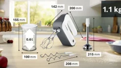 Online Styline Håndmixer 850W m. Stavblender, Hvid Blendere Og Mixere|Håndmixere