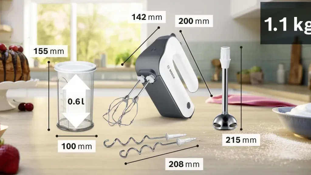 Online Styline Håndmixer 850W m. Stavblender, Hvid Blendere Og Mixere|Håndmixere