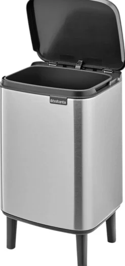 Brabantia Bo Hi Affaldsspand , Fingerprint Proof Mat Stål