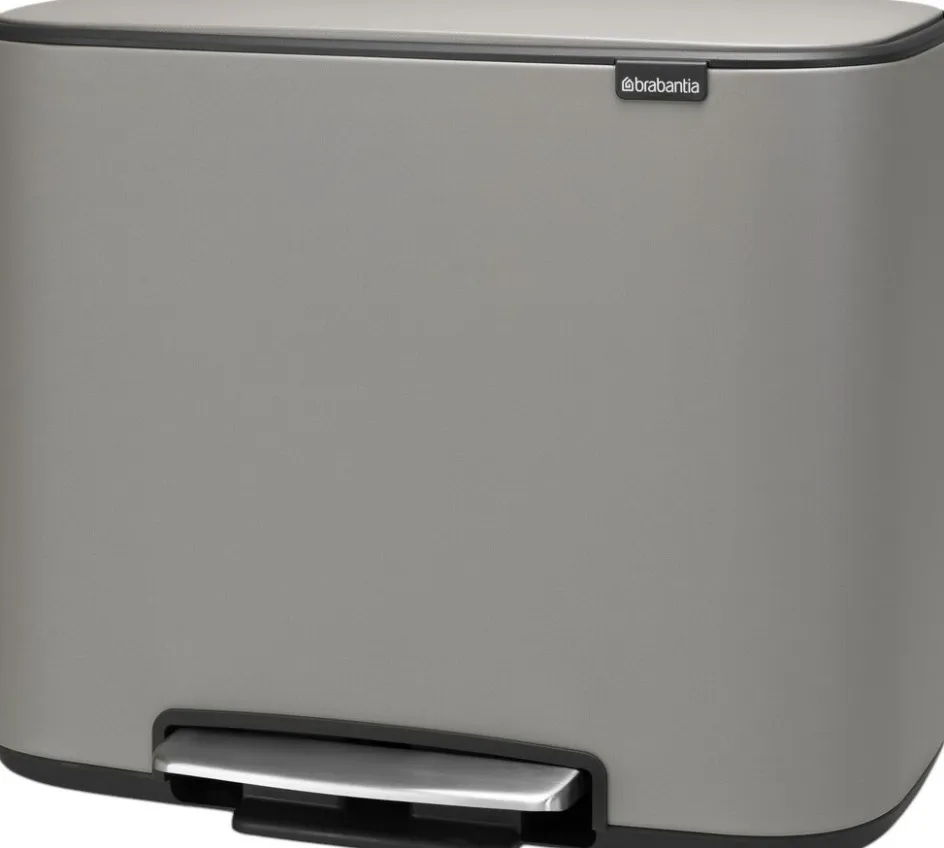 Hot Brabantia Bo Pedalspand , Mineral Concrete Grey