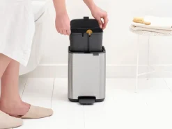 Outlet Brabantia Bo Pedalspand , Fingerprint Proof Mat Stål