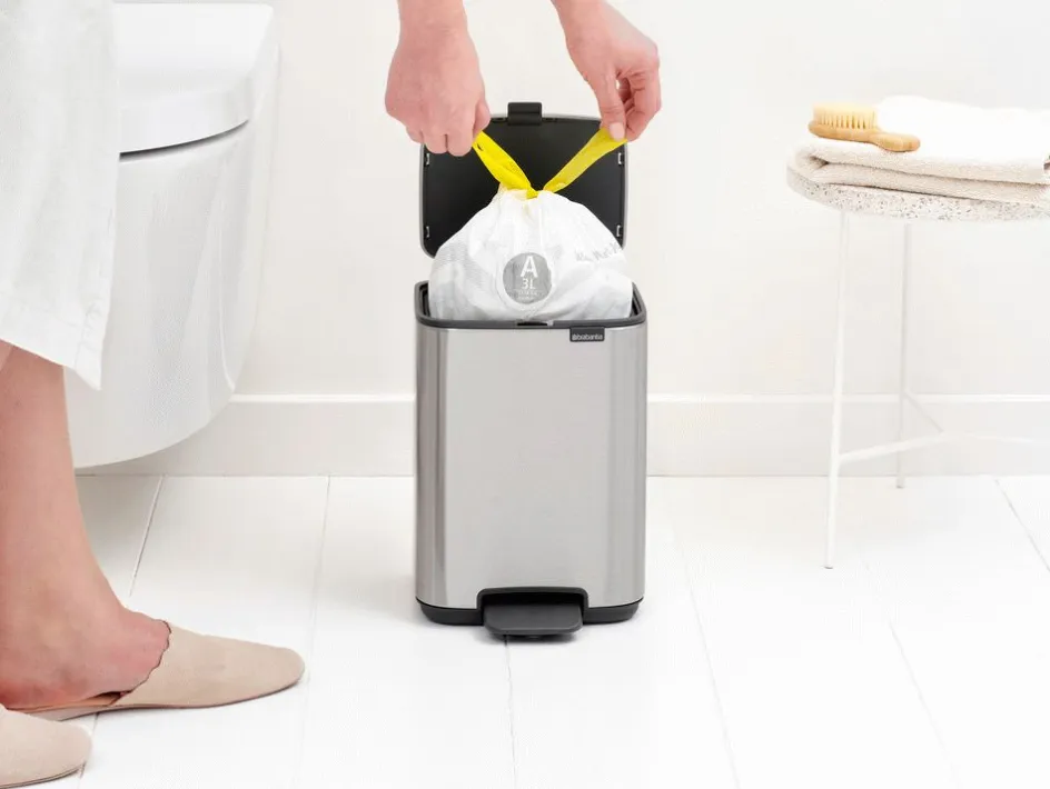 Outlet Brabantia Bo Pedalspand , Fingerprint Proof Mat Stål