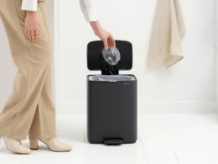 Best Brabantia Bo Pedalspand , Mineral Infinite Grey