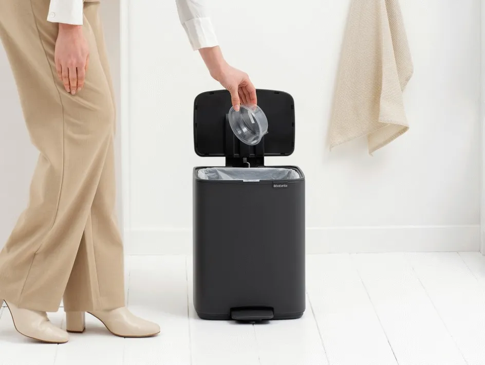 Best Brabantia Bo Pedalspand , Mineral Infinite Grey