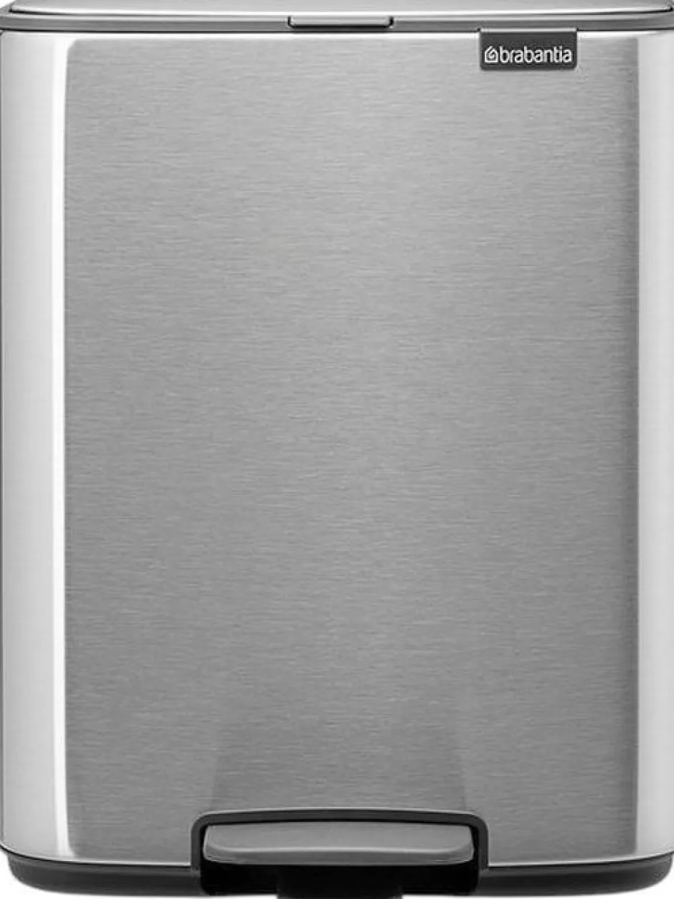 Best Brabantia Bo Pedalspand , Fingerprint Proof Mat Stål
