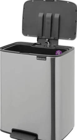 Best Brabantia Bo Pedalspand , Fingerprint Proof Mat Stål