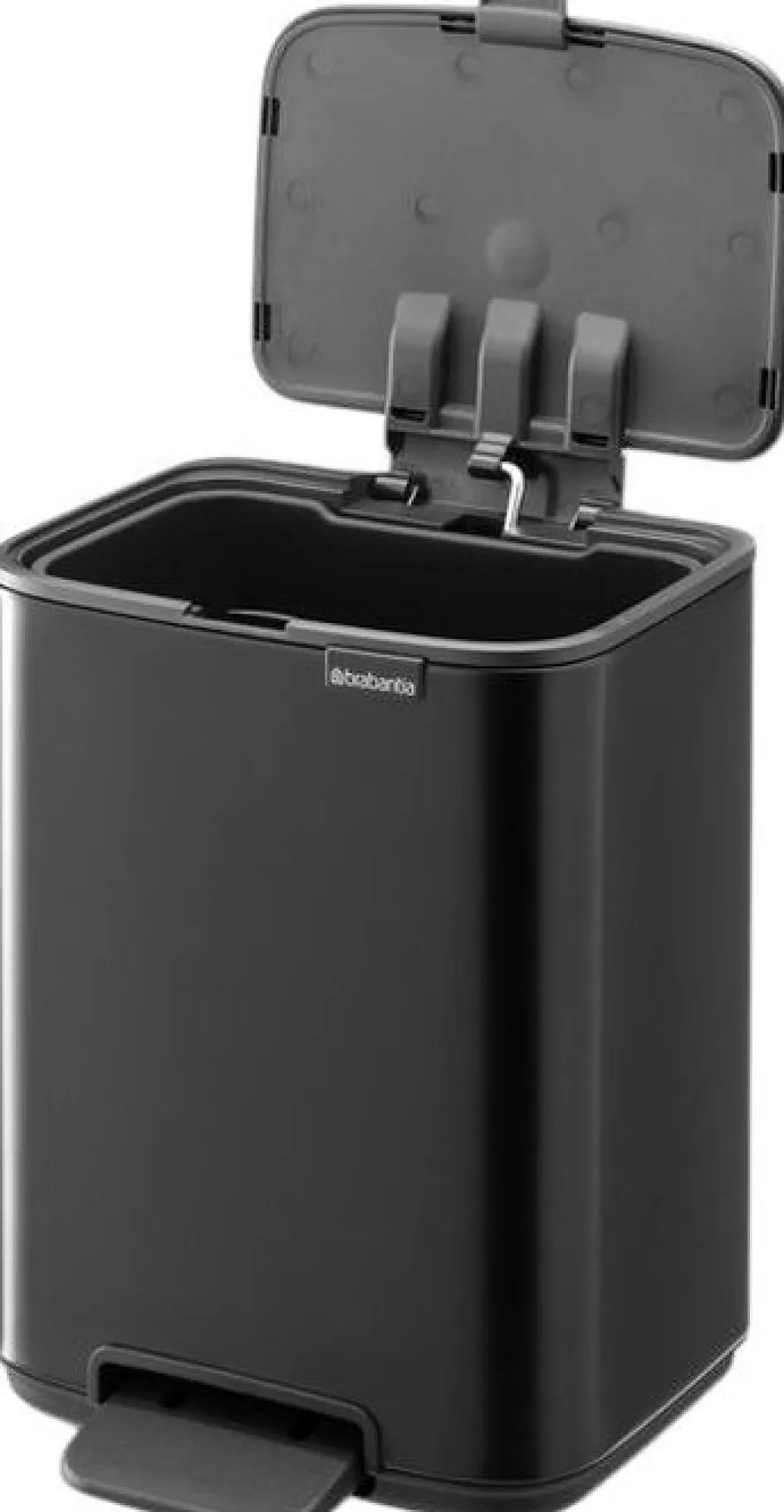 New Brabantia Bo Pedalspand , Mat Sort